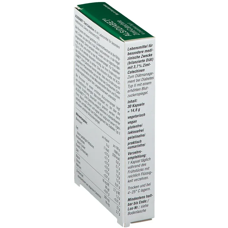 Shopapotheke ALSIDIABET® Zimt-Catechine Für Diabetiker Typ II