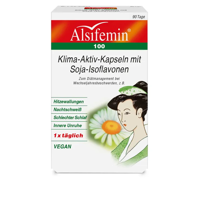 shopapotheke Alsifemin® 100 Klima-Aktiv-Kapseln mit Soja-Isoflavonen