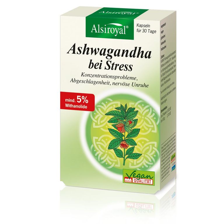 shopapotheke Alsiroyal Ashwagandha bei Stress DP 60 Kapseln