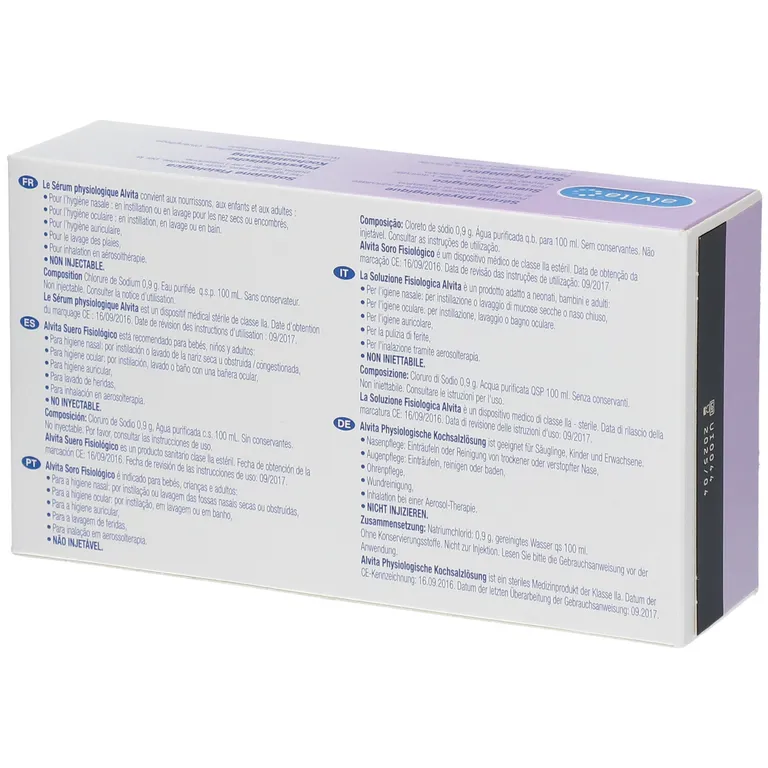 Shopapotheke Alvita® Physiologische Kochsalzlösung
