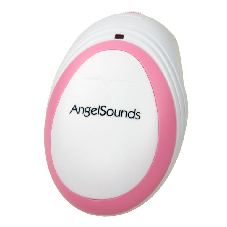 shopapotheke AngelSounds - JPD-100S(mini) Set - Ultraschall Fetal-Doppler - Cremeweiß-Pink