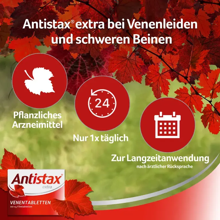 Shopapotheke Antistax Extra Venentabletten Bei Krampfadern & Besenreiser