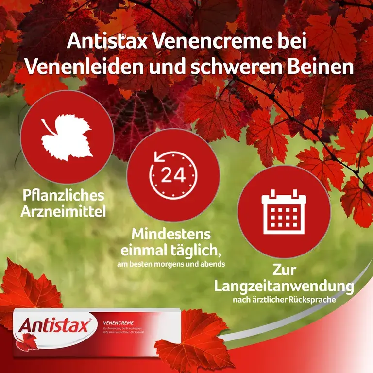 Shopapotheke Antistax Venencreme Belebt Müde Schwere Beine