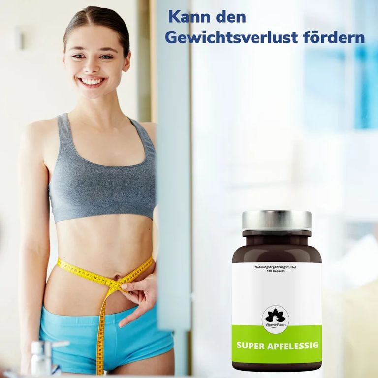 Shopapotheke Apfelessig Kapseln Hochdosiert - Apple Vinegar Cidar Von VitaminFuchs