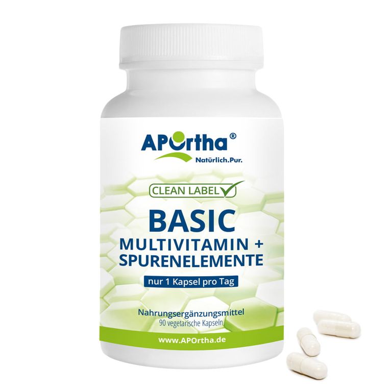 shopapotheke APOrtha® BASIC Multivitamin + Spurenelemente - Kapseln