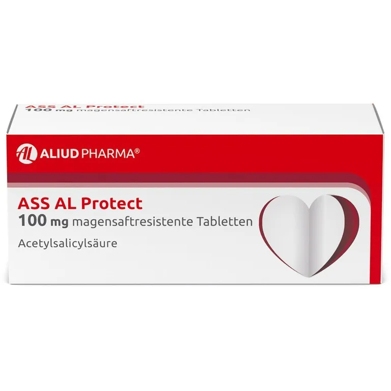Shopapotheke ASS AL Protect 100 Mg Magensaftresistente Tabletten Bei Erhöhtem Herzinfarkt- Und Schlaganfallrisiko