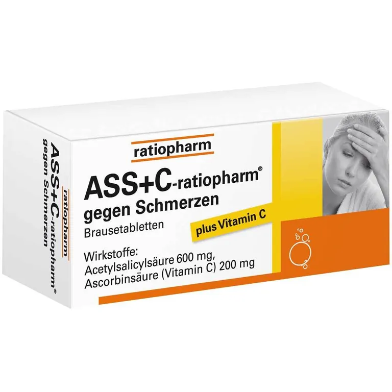 shopapotheke ASS + C-ratiopharm® Brausetabletten gegen Schmerzen