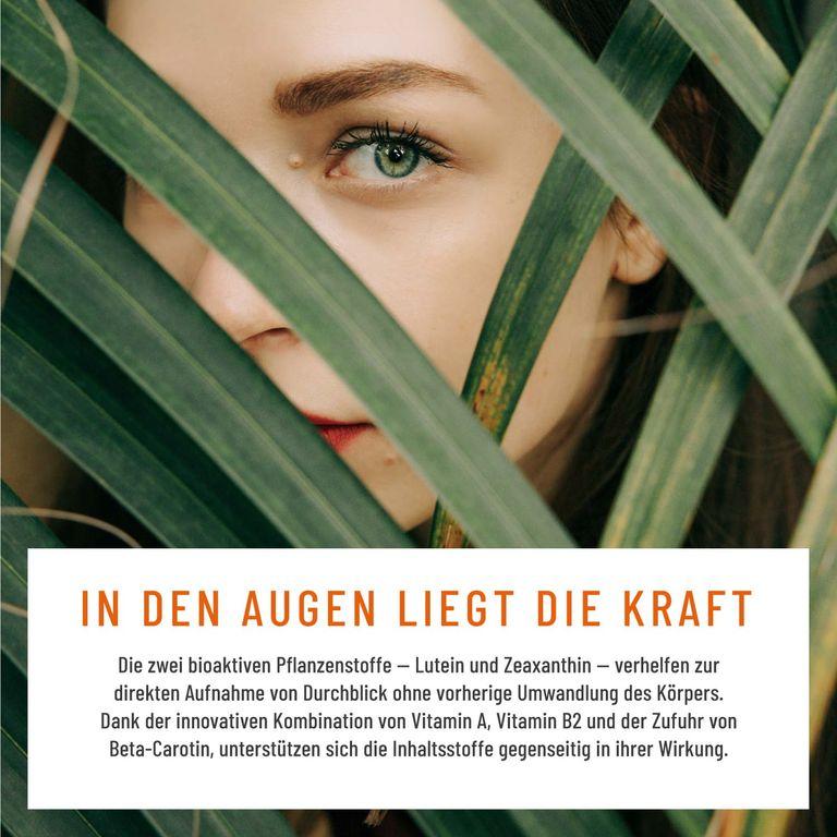 Shopapotheke Augenvitamine - Lutein Zeaxanthin Komplex Mit Beta Carotin & Vitamin A - Durchblick - NATURTREU®