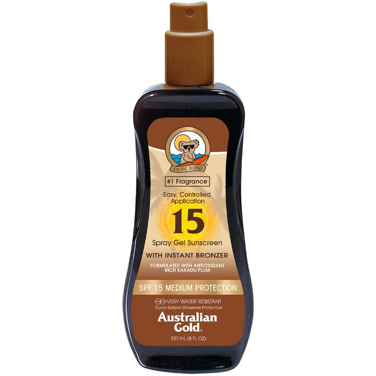 shopapotheke Australien Gold SPF 15 spray gel bronzer