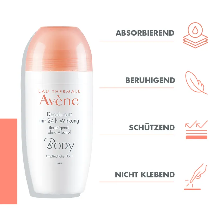 Shopapotheke Avène Body Deodorant Roll-On Mit 24h Wirkung