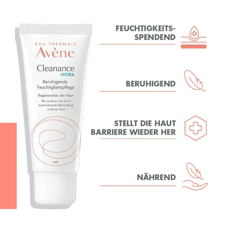Shopapotheke Avène Cleanance Hydra Beruhigende Feuchtigkeitspflege - Bei Dermatologischer Behandlung Von Akne