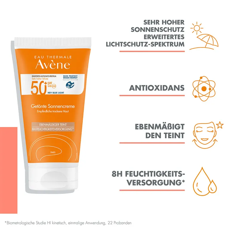 Shopapotheke Avène Getönte Sonnencreme LSF 50+ + Avène After Sun Repairlotion 50ml GRATIS