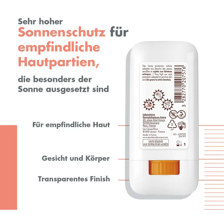 Shopapotheke Avène SunsiStick KA LSF 50+ - Für Die Zu Aktinischer Keratose Neigende Haut + Avène After Sun Repairlotion 50ml GRATIS