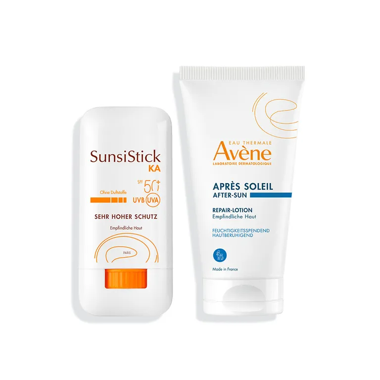 shopapotheke Avène SunsiStick KA LSF 50+ - für die zu aktinischer Keratose neigende Haut + Avène After Sun Repairlotion 50ml GRATIS