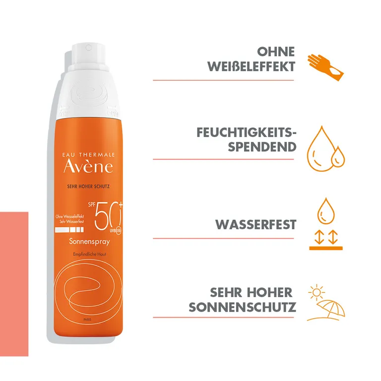 Shopapotheke Avène SunSitive Sonnenspray LSF 50+ - Hochverträglicher Sonnenschutz Für Empfindliche Haut
