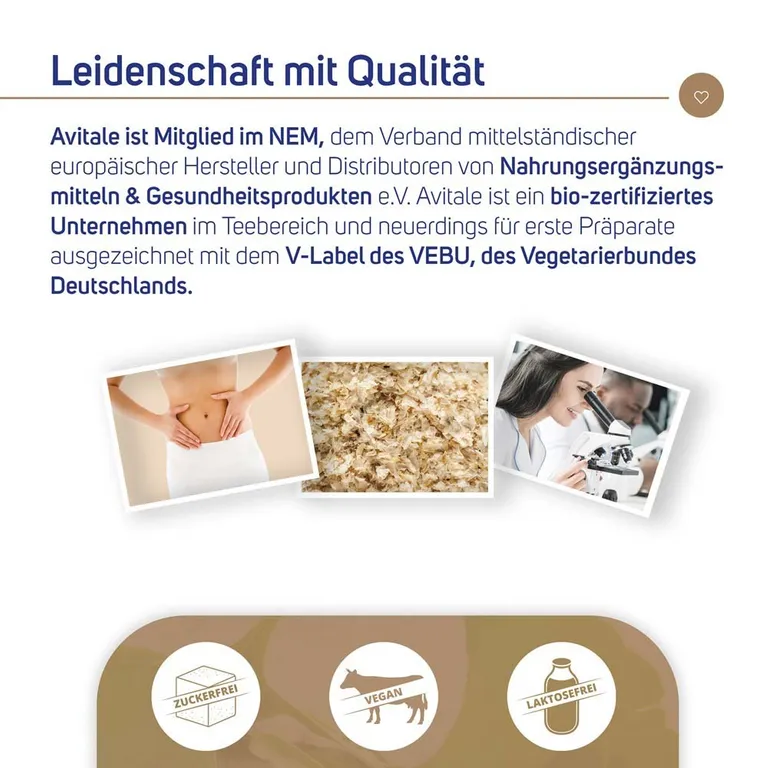 Shopapotheke Avitale Ganze Flohsamenschalen Indisch