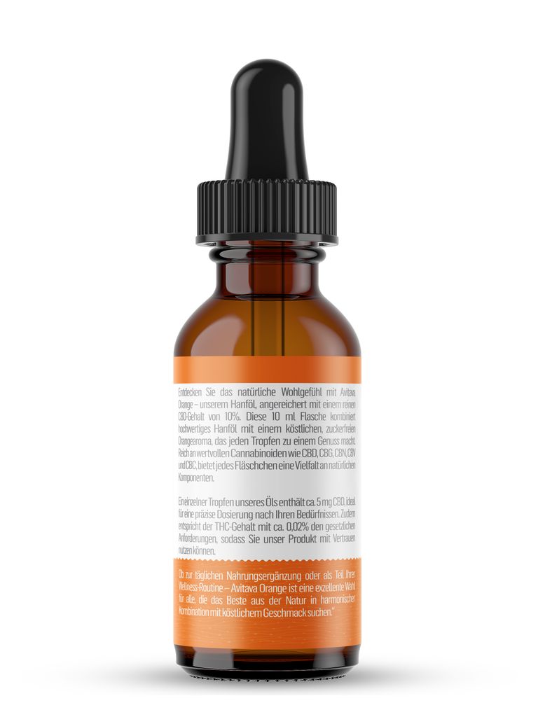 Shopapotheke Avitava Orange 10% CBD Öl Im Vollspektrum