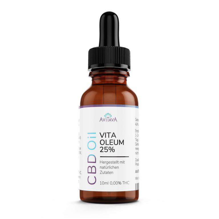shopapotheke Avitava Vita Oleum 25% CBD-Tropfen THC-freies CBD Öl