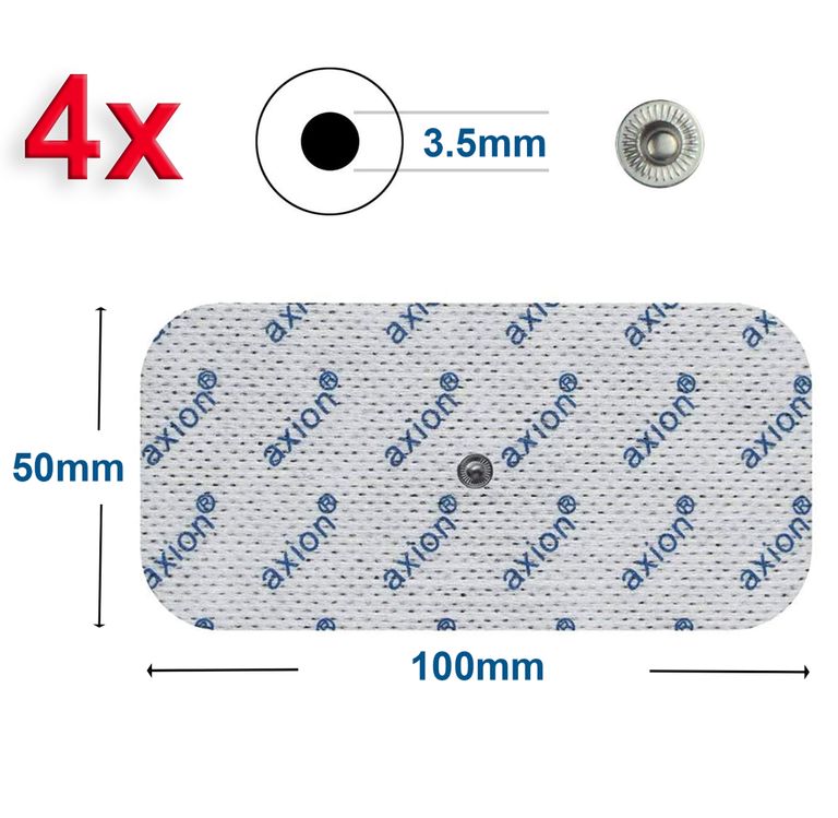 Shopapotheke Axion® Selbstklebende Elektrodenpads 10x5 Cm – Passend Zu Sanitas Beurer Etc