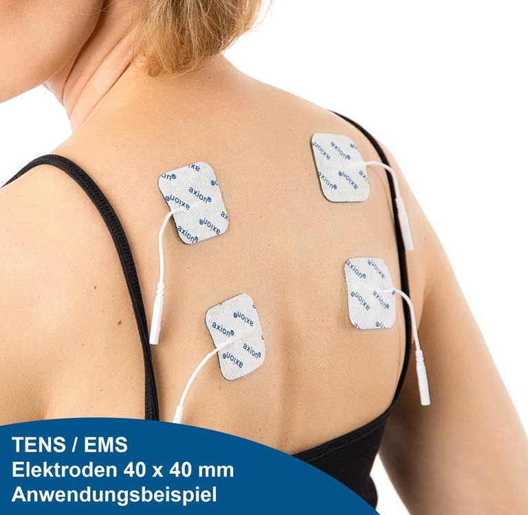 Shopapotheke Axion® Selbstklebende Elektrodenpads 4x4 Cm – Passend Zu Axion Prorelax Promed Etc
