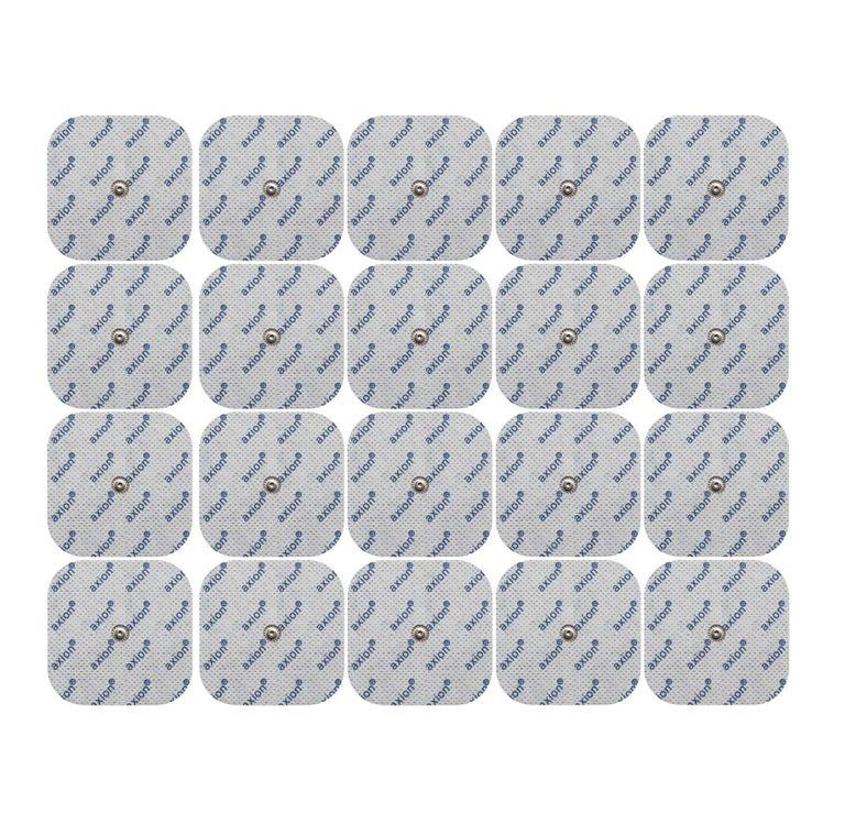 shopapotheke axion® TENS EMS Elektroden 5x5cm passend für Compex Muskelstimulatoren