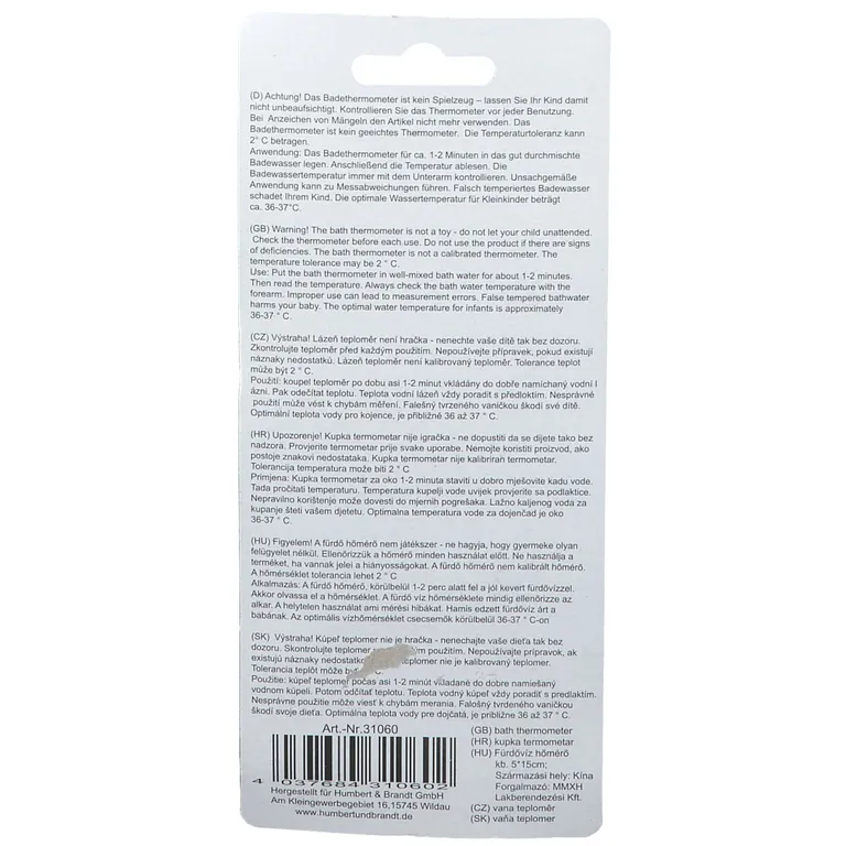 Shopapotheke Badethermometer Fischform (Farbe Nicht Wählbar)