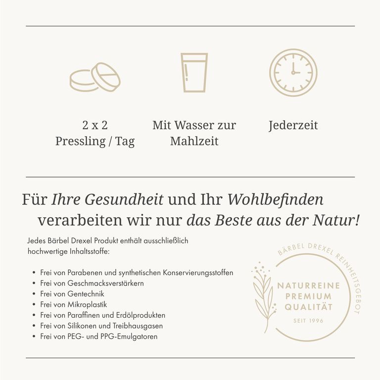 Shopapotheke Bärbel Drexel Gesunde Blase Mit Kürbiskernen Und Hibiskus Presslinge