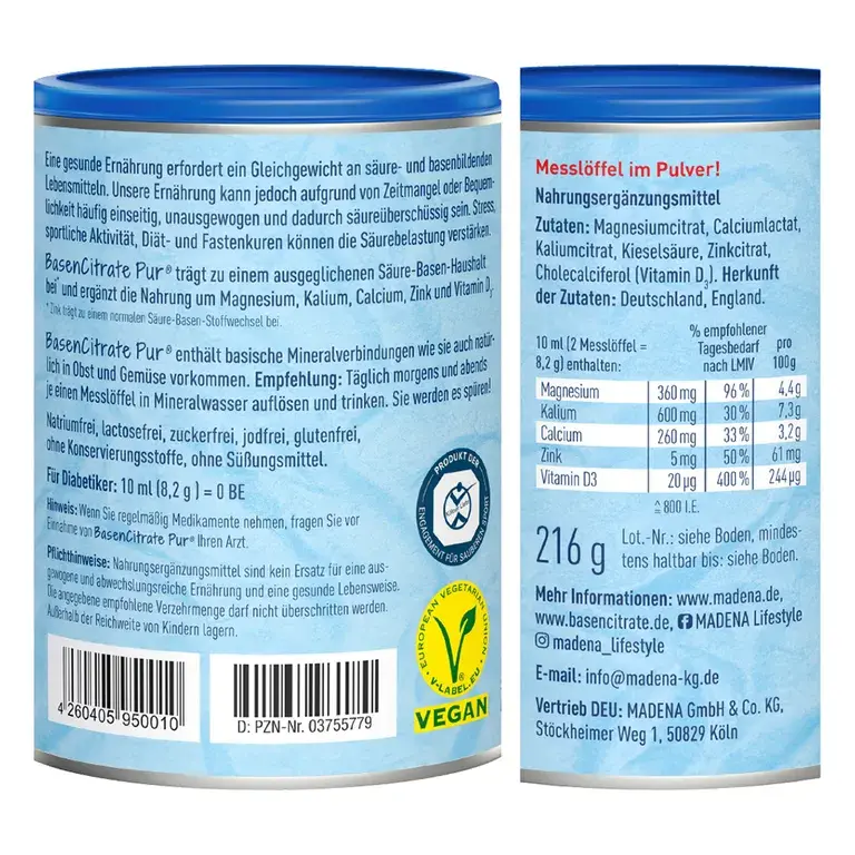 Shopapotheke Basen Citrate Pur® Nach Apotheker Rudolf Keil