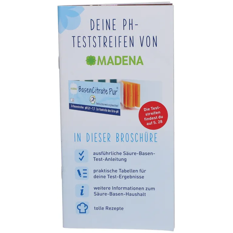 shopapotheke BasenCitrate Pur pH 5 9-7 7 Teststreifen