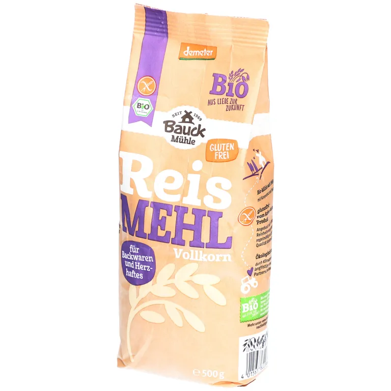 shopapotheke Bauckhof demeter Reismehl Vollkorn glutenfrei