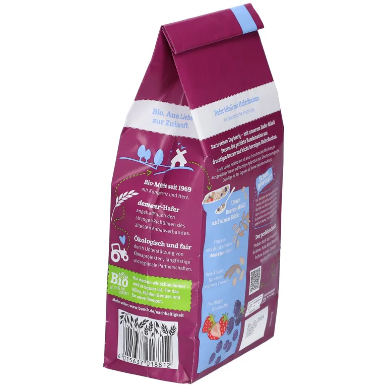 Shopapotheke Bauckhof Hafermüsli Mit Beeren Glutenfrei