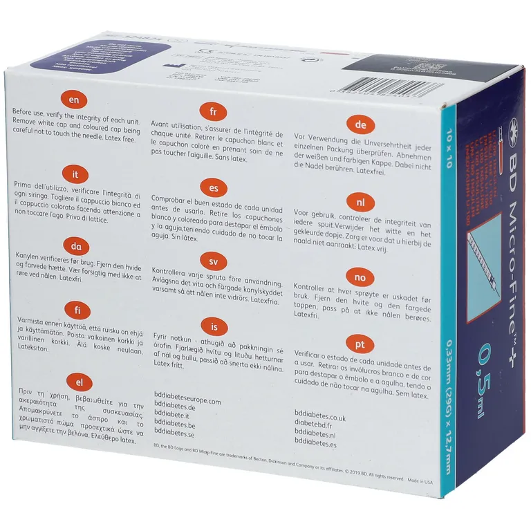 Shopapotheke BD Micro-Fine™+ U 100 Insulinspritzen 12 7 Mm