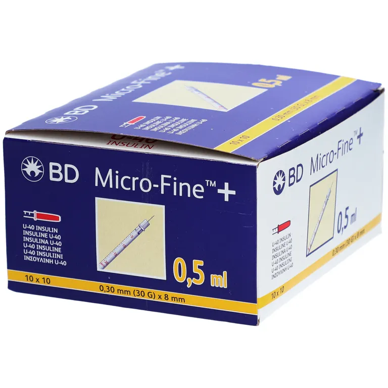 Shopapotheke BD Micro FINE™+ U 40 Insulinspritzen 8 Mm