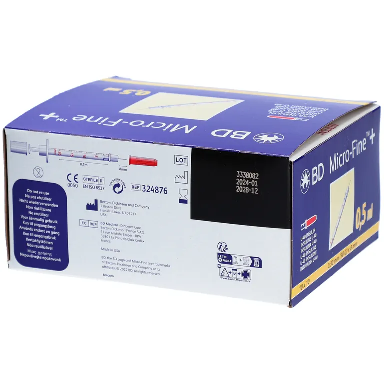 Shopapotheke BD Micro FINE™+ U 40 Insulinspritzen 8 Mm
