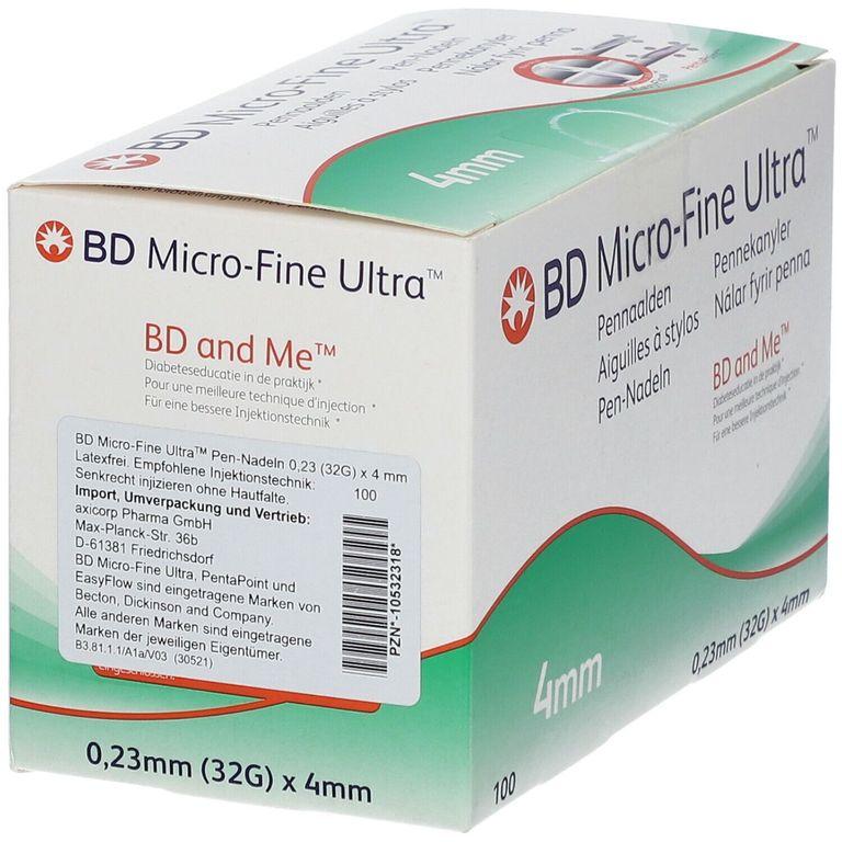 Shopapotheke BD Micro-Fine Ultra™ + Pen Nadeln 0 23 X 4 Mm 32 G