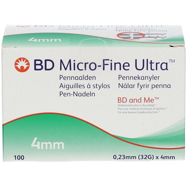 Shopapotheke BD Micro-Fine Ultra™ + Pen Nadeln 0 23 X 4 Mm 32 G