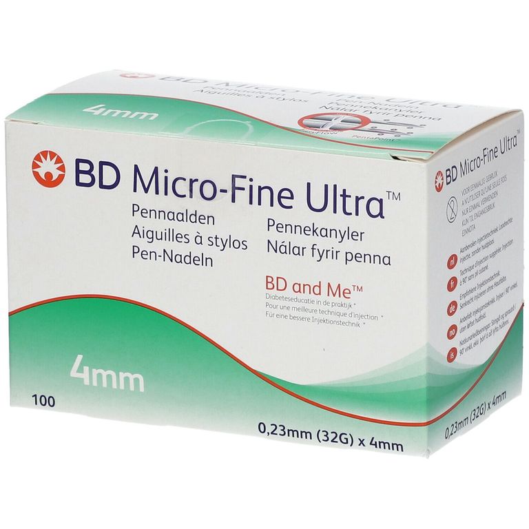 shopapotheke BD Micro-Fine Ultra™ + Pen Nadeln 0 23 x 4 mm 32 G