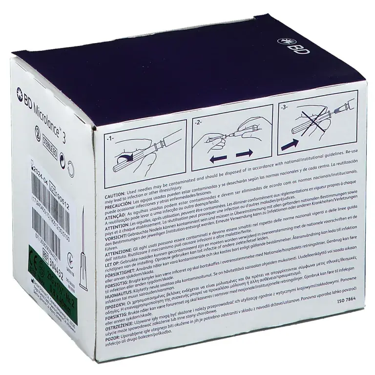 Shopapotheke BD Microlance 3 Kanülen 21 G 1 1/2 0 8 X 40 Mm