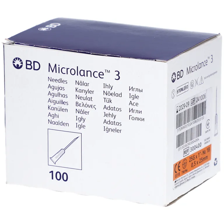 shopapotheke BD Microlance 3 Kanülen 25 G 1 0 5 x 25 mm