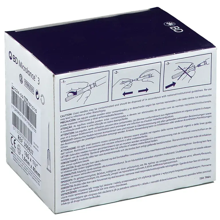 Shopapotheke BD Microlance § Sonderkanüle 16 G 1 1/2 1 65 X 40 Mm