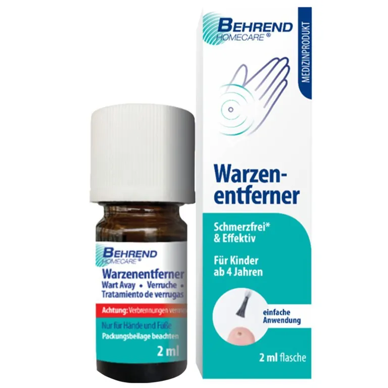 shopapotheke Behrend Warzenmittel für Hand & Fuß - Effektive Warzen Verätzung ohne Schmerzen - Hygienisch & sicher