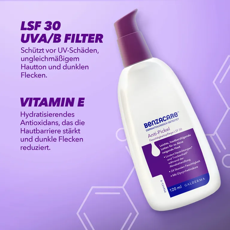 Shopapotheke BENZACARE™ Anti-Pickel Feuchtigkeitspflege LSF 30