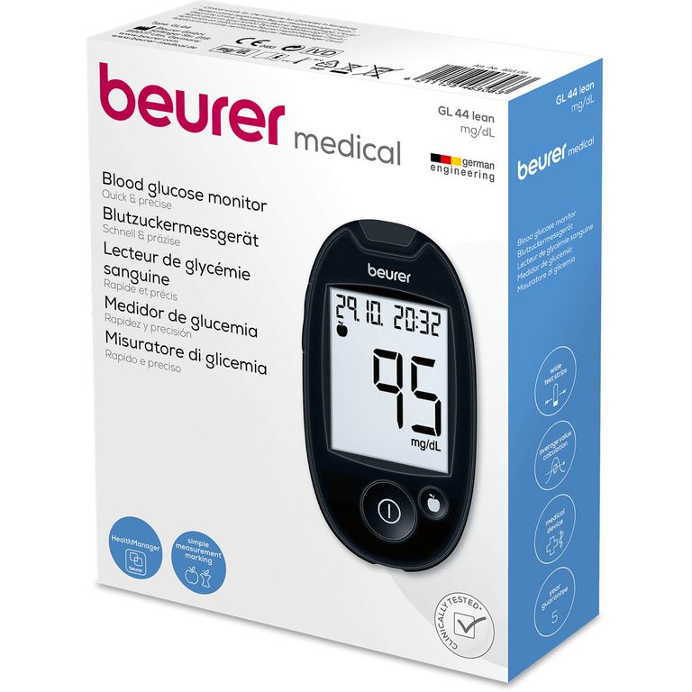 Shopapotheke Beurer Blutzuckermessgerät GL 44 Mg/dL