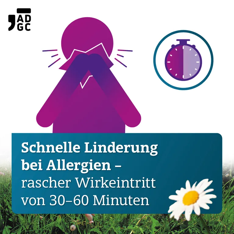 Shopapotheke Bilastin ADGC® Allergietablette Für Schnelle Linderung Bei Heuschnupfen