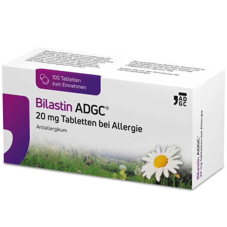 shopapotheke Bilastin ADGC® Allergietablette für schnelle Linderung bei Heuschnupfen