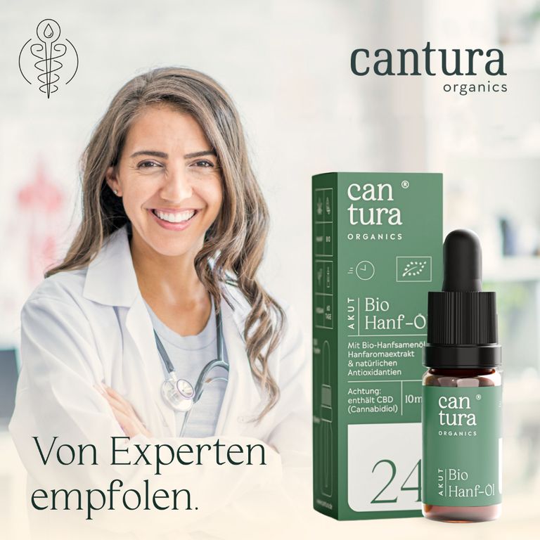 Shopapotheke BIO-CBD-ÖL AKUT : 300 CBD-Tropfen Mit 24% BIO-CBD Von CANTURA® Als Vollspektrum-Hanföl (Cannabis-Öl)