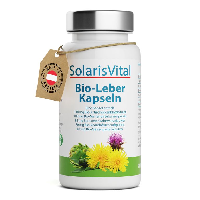 shopapotheke Bio-Leber Kapseln in Bioqualität von Solaris Vital