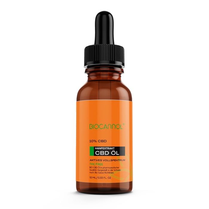shopapotheke Biocannol® 10% Premium Vollspektrum THC-frei CBD Öl