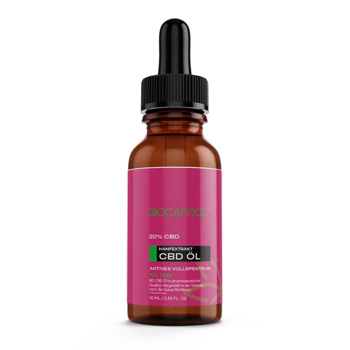 shopapotheke Biocannol® 20% Premium Vollspektrum THC-frei CBD Öl