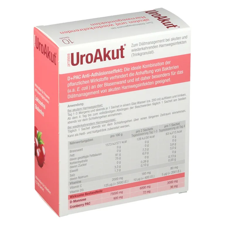Shopapotheke BIOGELAT UroAkut® D-Mannose Cranberry
